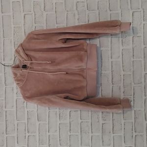 Super warm pink cropped sweater size small